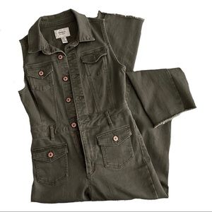 Army green F21 jumpsuit
